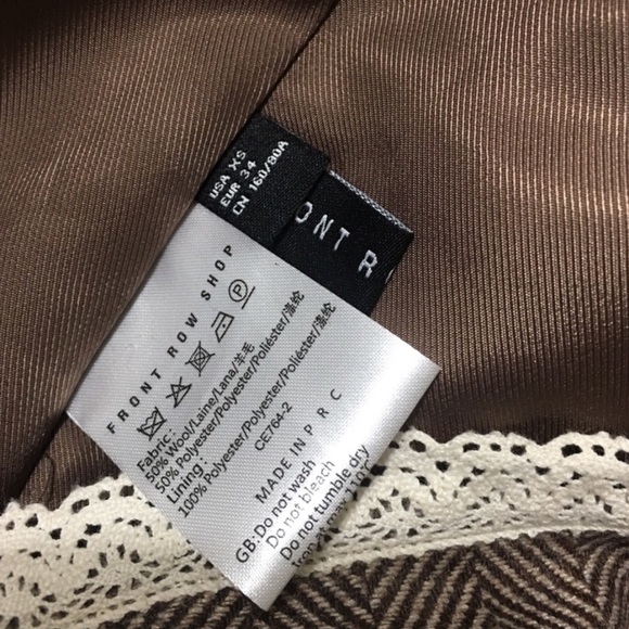 Front Row Shop Ruffle-trimmed Wool Slip Dress - Picture 6 of 8